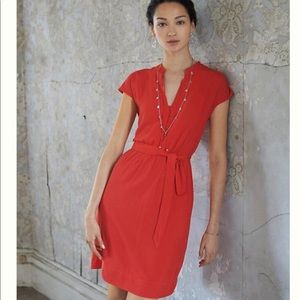 Anthropologie Maeve Odilia Red Dress